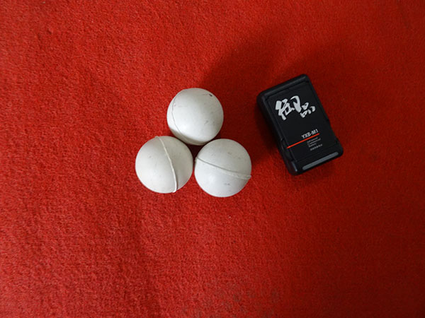 橡膠球5萬(wàn)個(gè)已經(jīng)發(fā)出、時(shí)先生注意查收