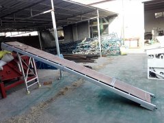 沙土裝車折疊皮帶機