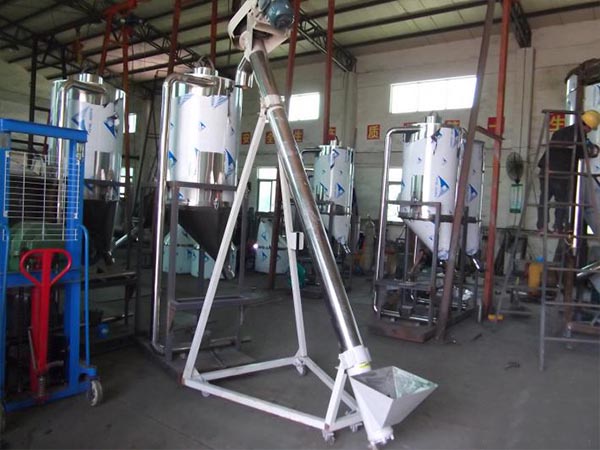 gx型管式螺旋輸送機(jī)安裝前，必須先將螺旋輸送機(jī)在運(yùn)輸途中或卸貨時(shí)混入的粘土